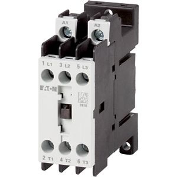 Contactor relay, 24 V DC, 3 N/O, Screw terminals, DC operation image 2