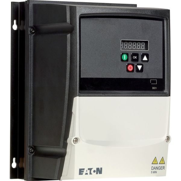 Variable frequency drive, 115 V AC, single-phase, 5.8 A, 1.1 kW, IP66/NEMA 4X, Brake chopper, 7-digital display assembly, Additional PCB protection, U image 20