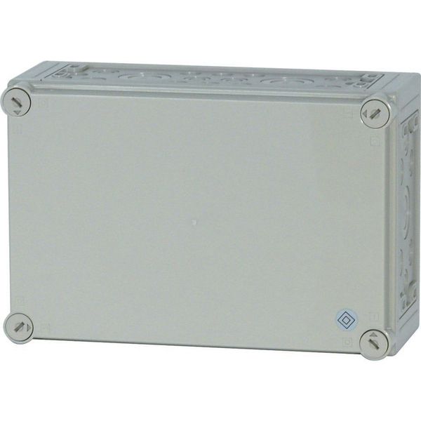 Insulated enclosure, +knockouts, RAL7035, HxWxD=250x375x150mm image 3