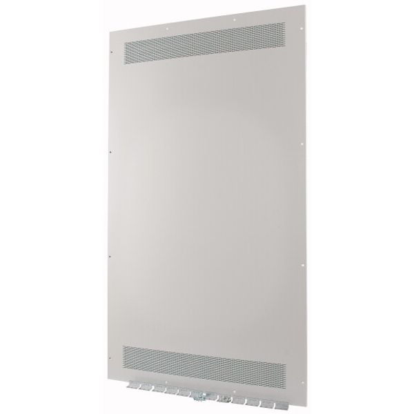 Front plate (section high), ventilated, W=1100mm, IP31, grey image 1