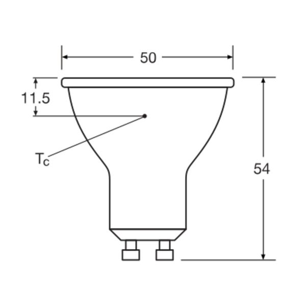 LED PAR16 P 6.9W 827 GU10 image 7