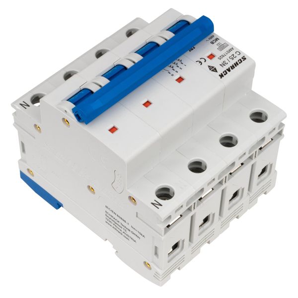 Miniature Circuit Breaker (MCB) AMPARO 10kA, C 25A, 3+N image 7