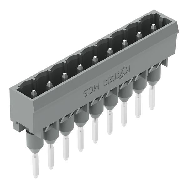 Male connector for rail-mount terminal blocks 1.2 x 1.2 mm pins straig image 1