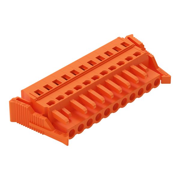 1-conductor female connector CAGE CLAMP® 2.5 mm² orange image 1