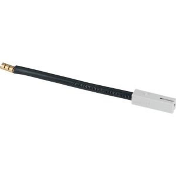 Plug with cable 10mm², L=120mm, black image 2