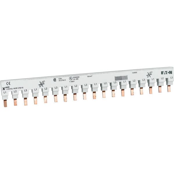 Block busbar 3Ph., 12HP, for FAZ-NA, FAZ-RT image 2