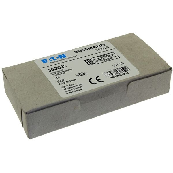 Fuse-link, high Speed, 35 A, DC 750 V, 28 x 138 mm, gL/gG, IEC image 3