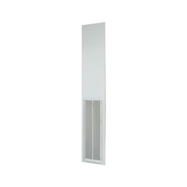 Rearwall, ventilated, HxW=2000x425mm, IP42, grey image 4