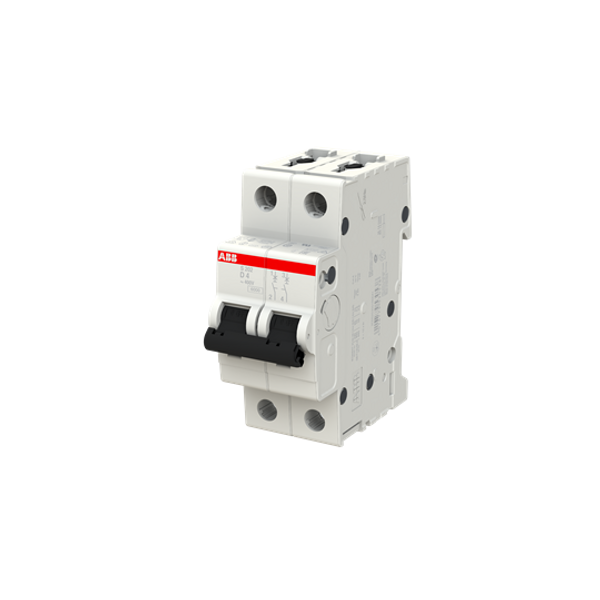 S202-C4 Miniature Circuit Breaker - 2P - C - 4 A image 3