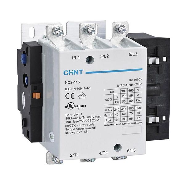 Contactor 90 kW coil 220-240VAC (NC21853P) image 1