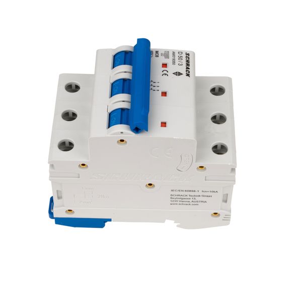 Miniature Circuit Breaker (MCB) AMPARO 10kA, D 50A, 3-pole image 11