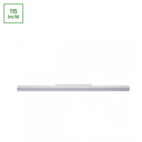 SYSTEM SHIFT BASIC - LINE M LINEAR LUMINAIRE 600MM 20W 4000K WHITE image 1