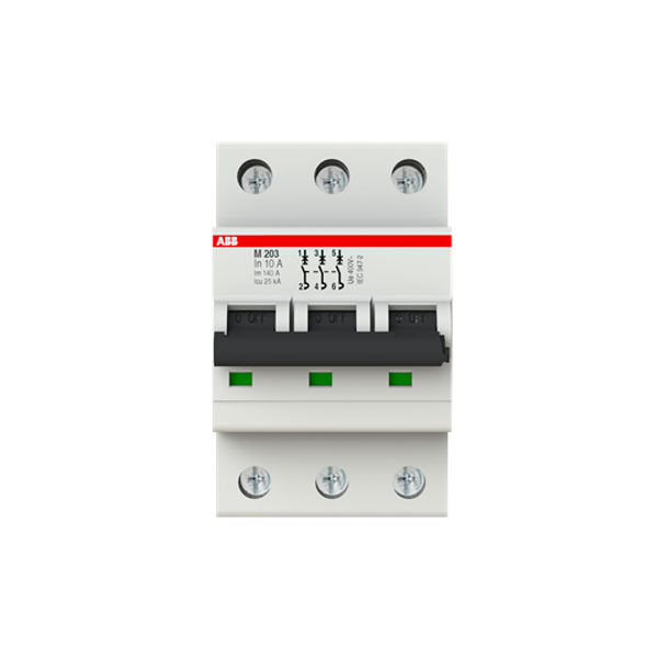M203-10A Miniature Circuit Breaker - 3P - 10 A image 1