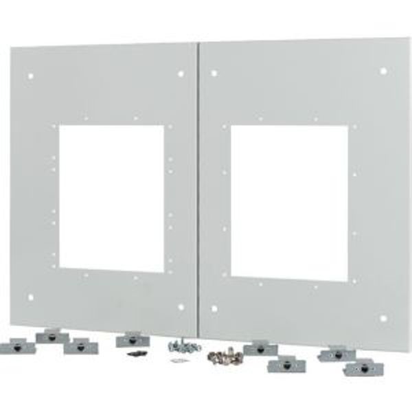 Front panel for 2x IZMX16, fixed mounting, HxW=550x800mm image 2