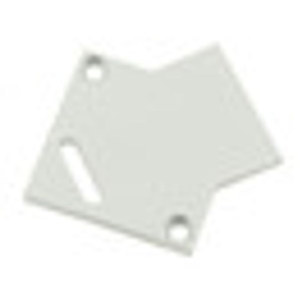 Profile end cap TBE square with longhole incl. screws image 2