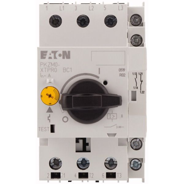 Motor-protective circuit-breaker, 3p+1N/O+1N/C, Ir=16-20A, screw conne image 2