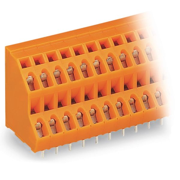 Double-deck PCB terminal block 2.5 mm² Pin spacing 5.08 mm orange image 4