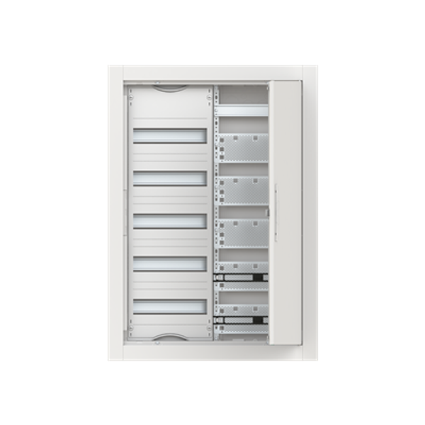 CU25VM ComfortLine Compact distribution board, Flush mounting, 60 SU, Isolated (Class II), IP30, Rows: 5, 864 mm x 615 mm x 125 mm image 1