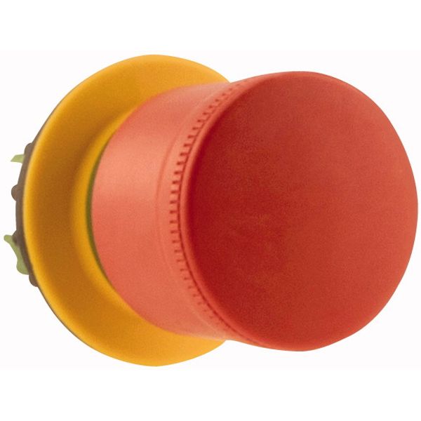 Emergency stop/emergency switching off pushbutton, RMQ-Titan, Mushroom-shaped, 30 mm, Non-illuminated, Pull-to-release function, Red, yellow image 5