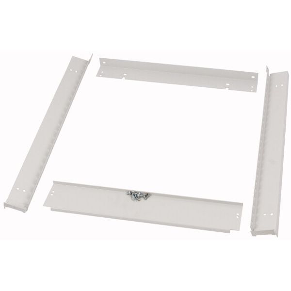 Mounting frame, fix, XE, HxW=2000x800mm, grey image 1