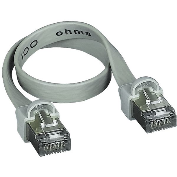 Patch cord RJ45 category 6 F/UTP grey 0.4 meter image 1