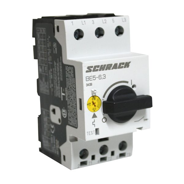 Motor Protection Circuit Breaker, 3-pole, 4.0-6.3A image 1