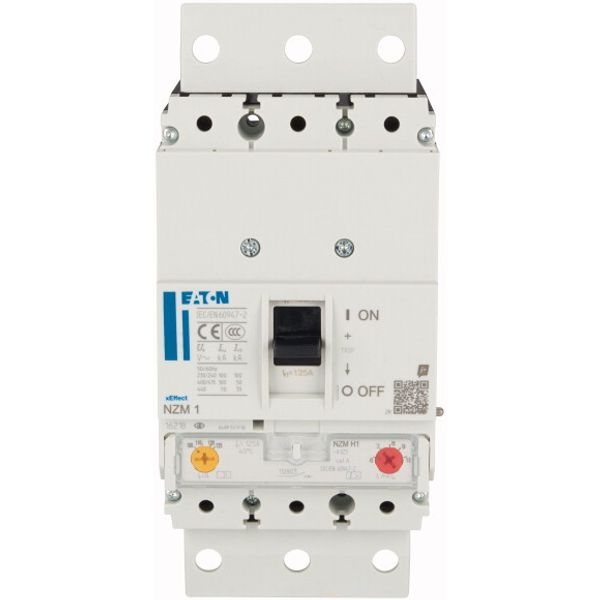Circuit-breaker, 3p, 125A, plug-in module image 2
