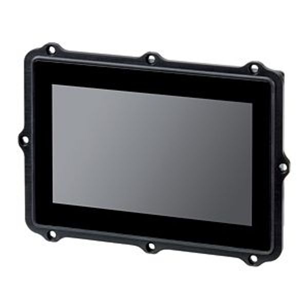 Rear mounting control panel, 24 V DC, 7 Inches PCT-Display, 1024x600 pixels, 2xEthernet, 1xRS232, 1xRS485, 1xCAN, 1xSD slot image 7