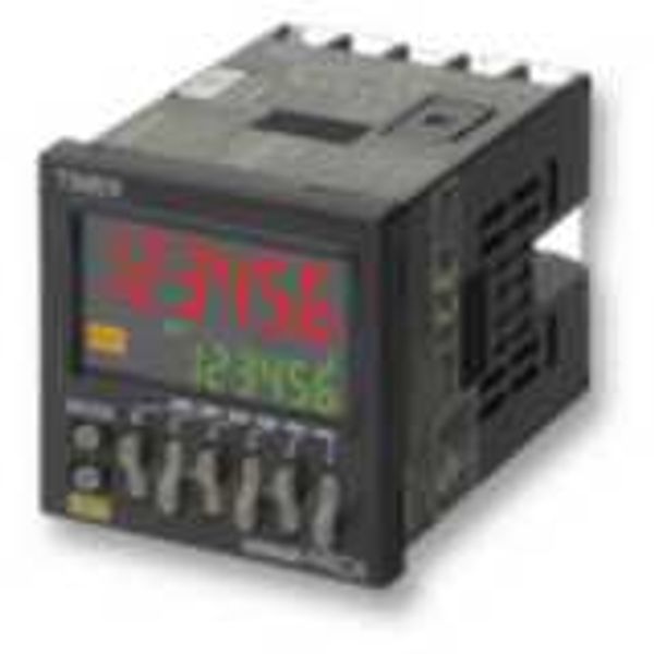 Timer, plug-in, 11-pin, DIN48x48mm, IP66, 4 preset & 4 actual time dig image 4
