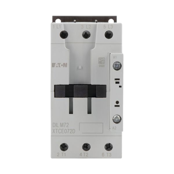 Contactor, 3 pole, 380 V 400 V 37 kW, RDC 240: 200 - 240 V DC, DC operation, Screw terminals image 5