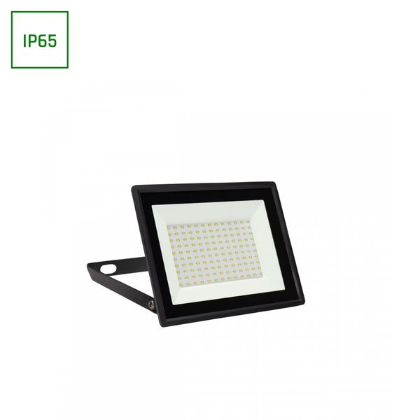 NOCTIS LUX 3 FLOODLIGHT 100W WW 230V IP65 270x210x27mm BLACK image 1