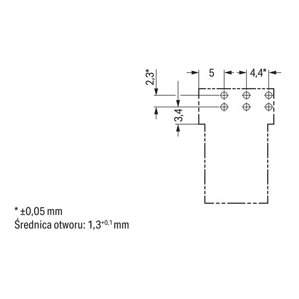 Plug for PCBs angled 3-pole pink image 7