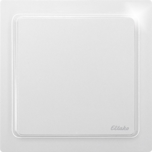 Bus temperature sensor in E-Design55, pure white glossy image 1