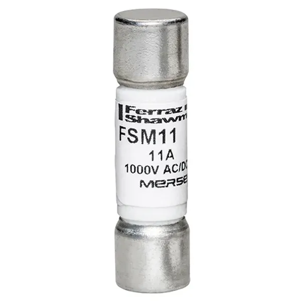 Multi-meter fuse 10x35/10x38 FSM 1000VAC 1000VDC 11A Ferrule image 1