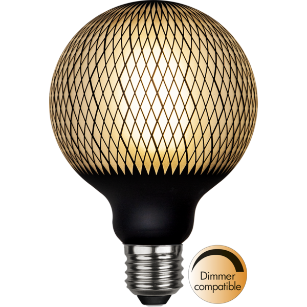LED Lamp E27 G95 Graphic image 1