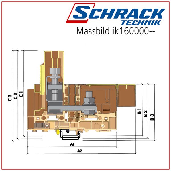 High-current terminal for DIN-rail, 353 A, up to 150 mmý image 6