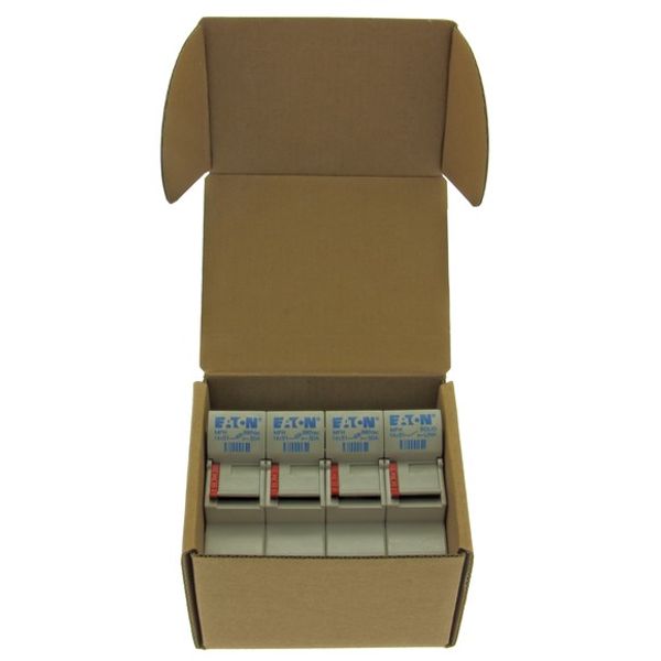 Fuse-holder, low voltage, 50 A, AC 690 V, 14 x 51 mm, 3P + neutral, IEC, with indicator image 1