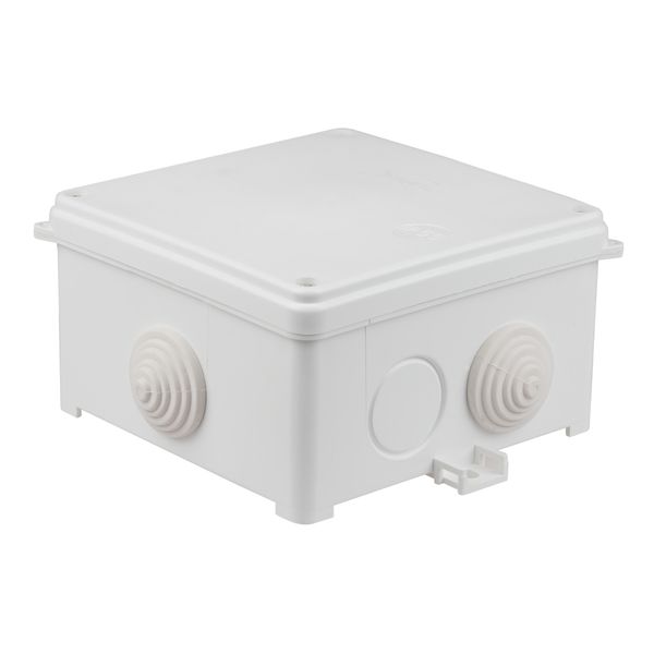Surface junction box N110x110 white image 1