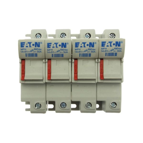 Fuse-holder, low voltage, 50 A, AC 690 V, 14 x 51 mm, 4P, IEC image 14