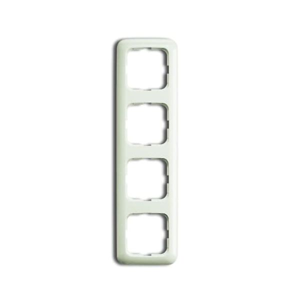 2515-212-500 Cover Frame 5gang(s) white - Busch-Duro 2000 image 1