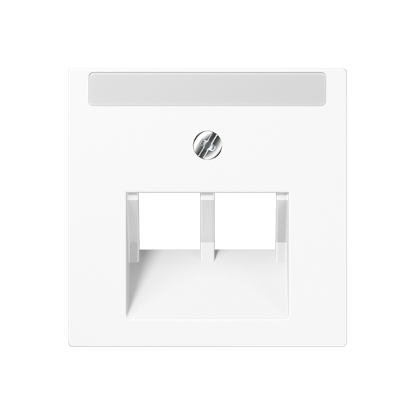 Centre plate for modular jack socket A569-2NAPLUAWW image 1