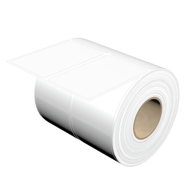 Device marking, Self-adhesive, halogen-free, 76.5 mm, Polyester, white image 2