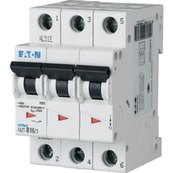 Miniature circuit breaker (MCB), 40 A, 3p, characteristic: C image 7