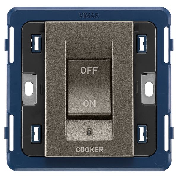 2P 45A 1-way switch COOKER 3M Metal image 1