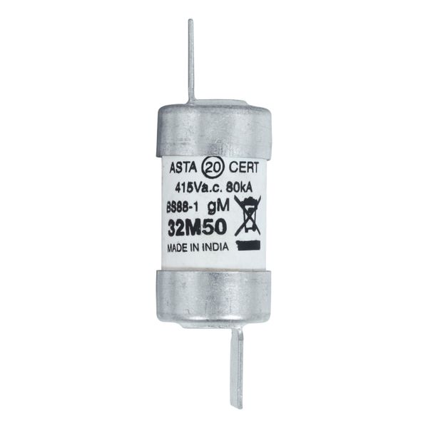 Fuse-link, low voltage, AC 415 V, BS88/F2, 18 x 59 mm, gM, BS image 6