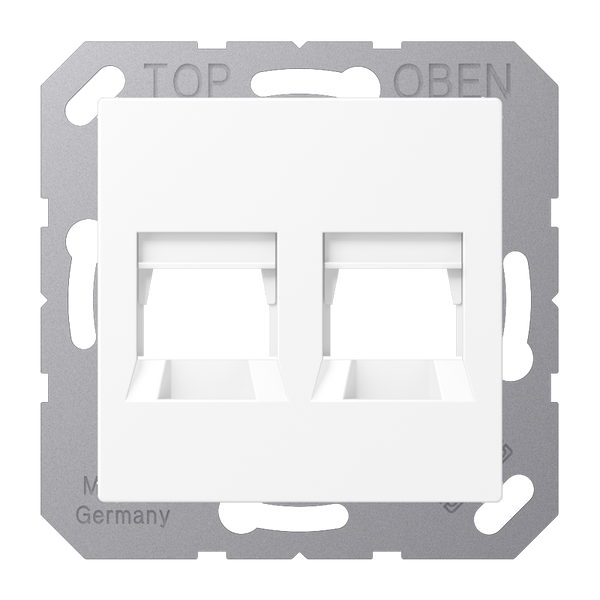 Centre plate for modular jack sockets A1569-2WEWWM image 1