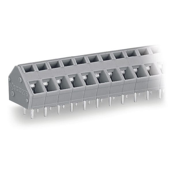PCB terminal block;2.5 mm²;Pin spacing 5/5.08 mm;gray image 1