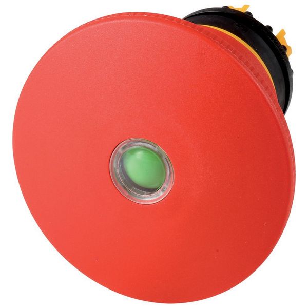 Emergency stop/emergency switching off pushbutton, RMQ-Titan, Palm-tree shape, 60 mm, Non-illuminated, Pull-to-release function, Red, yellow, with mec image 3