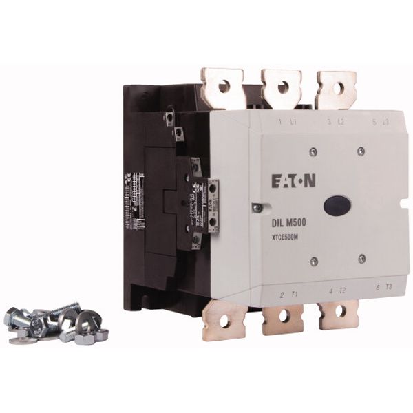 Contactor, 380 V 400 V 265 kW, 2 N/O, 2 NC, RAC 500: 250 - 500 V 40 - 60 Hz/250 - 700 V DC, AC and DC operation, Screw connection image 4