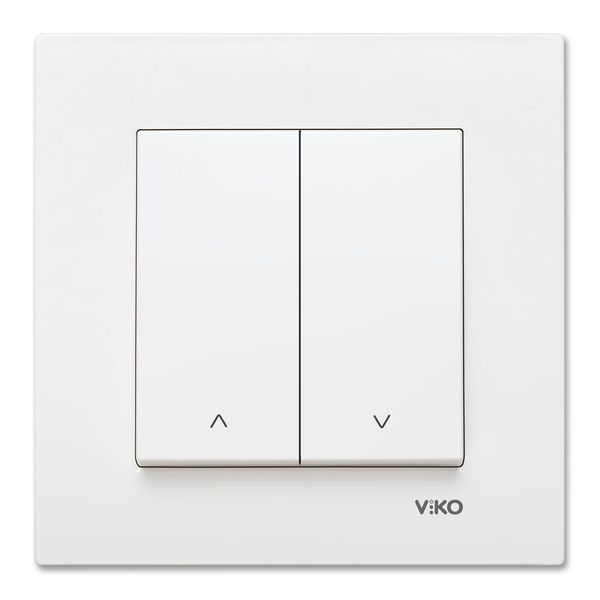 Karre White (Quick Connection) Blind Control Switch image 1